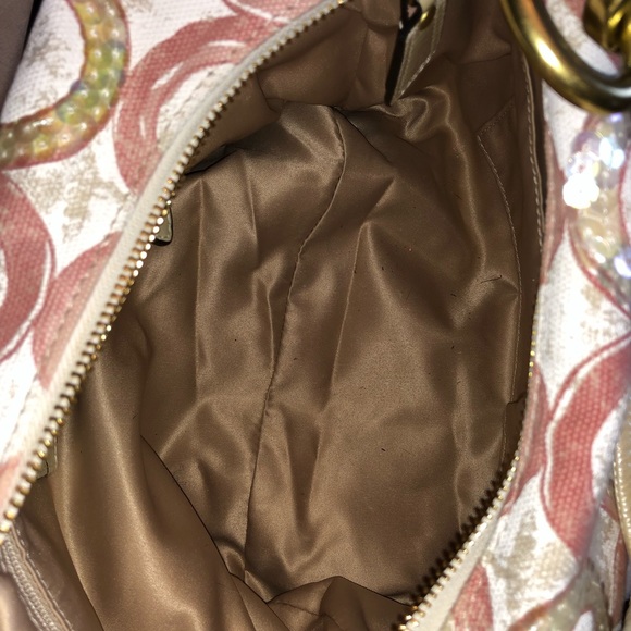 COACH Christie Sequin OpArt Semi Shoulder Bag - Picture 3 of 7